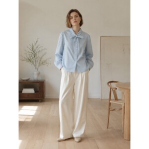 Levi’s李维斯春秋女士条纹系带衬衫007XN-0002