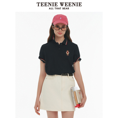 TEENIE WEENIE小熊女装学院风POLO衫TTHW25M501Z