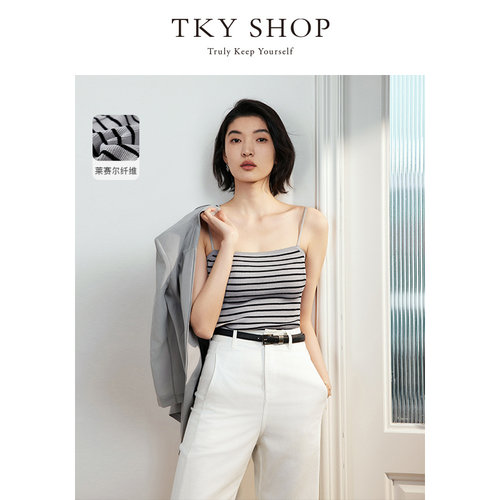 TKY SHOP女士简约时尚背心吊带10H1BP07H149