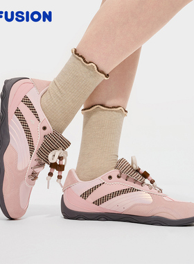 FILA FUSION斐乐潮牌女鞋FLORA 机能潮鞋2025冬T12W541534F