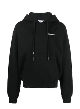 OFF-WHITE  长袖卫衣常规版型男款黑色OMBB037C99FLE0071001