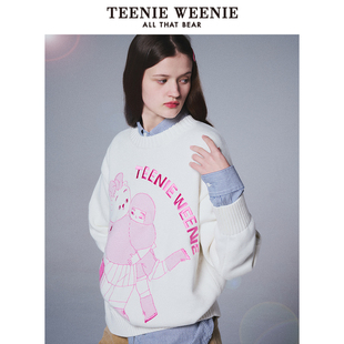 TeenieWeenie小熊24春毛衣女装TTKW241102L