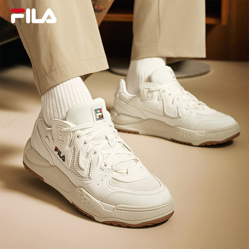 海芋鞋|FILA 斐乐官方男鞋COMP板鞋小白鞋运动鞋子F12M633205F