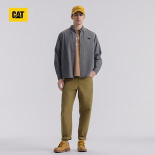 CAT卡特春夏男士户外美式休闲复古直筒小脚工装裤