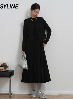 jessyline马夹连衣裙套装 440B16241