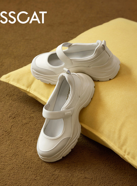 KISSCAT接吻猫运动休闲高跟深口单鞋女鞋KA65163-51