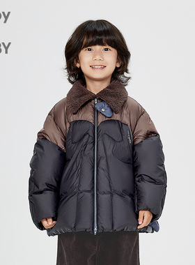 江南布衣童装短款羽绒服复古保暖冬男女童jnbybyjnby1O0C11541