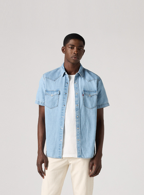 Levi’s李维斯男士休闲牛仔衬衫86626-0014
