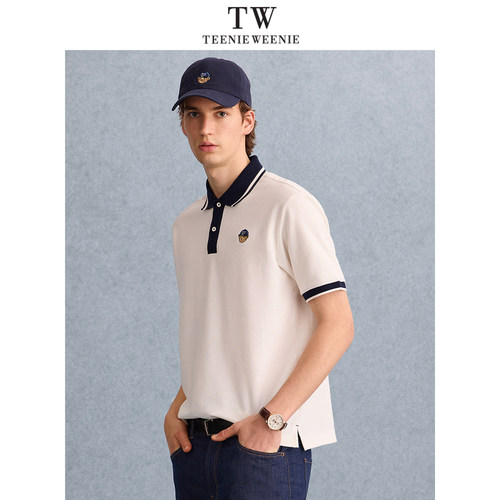 TeenieWeenie2025年春夏通勤短袖POLO衫TNHW2523E3K