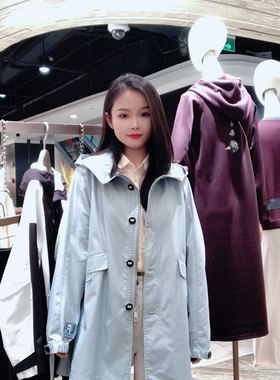 LanaFaY女士时尚简约风衣L3C607