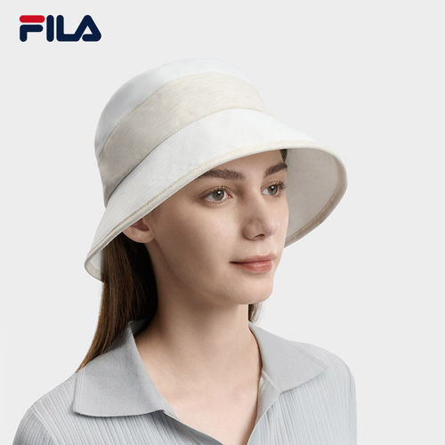 FILA 斐乐官方女帽圆帽2026夏新款蝴蝶结盆帽渔夫帽F13W623266F