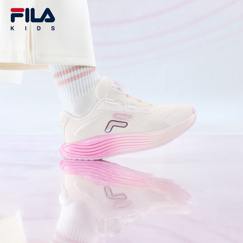 FILA KIDS斐乐跑步鞋2026春季新款男女大童旋钮运动鞋K15G612104