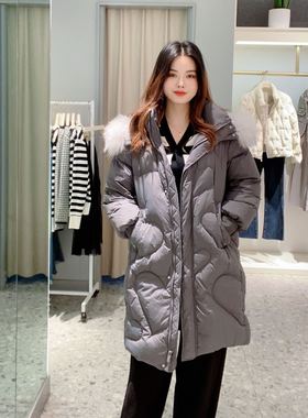 诗凡黎女士时尚简约羽绒服3EA380282