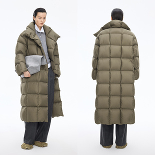 JNBY/江南布衣 羽绒服宽松立领长款5PAC11100