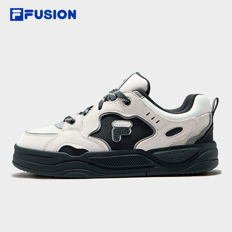FILA FUSION斐乐潮牌BANK II DX女鞋2026夏季厚底板鞋T12W622017F