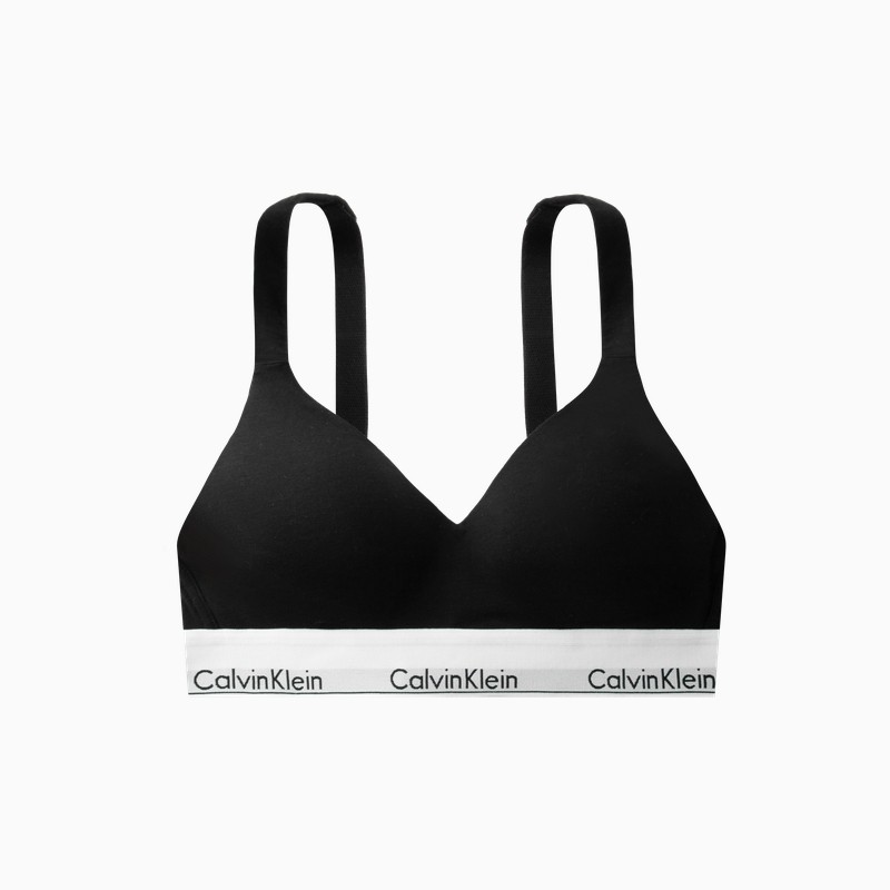 【摩登引力带】CK内衣24秋季女无钢圈U形后背提托文胸QF7900