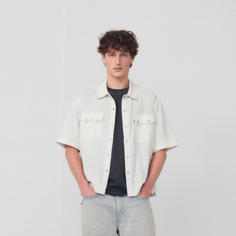 Levi's李维斯男士时尚复古短袖衬衫005H7-0000