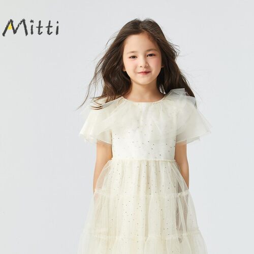 Mitti童装秋季儿童女童网纱连衣裙ML2501812
