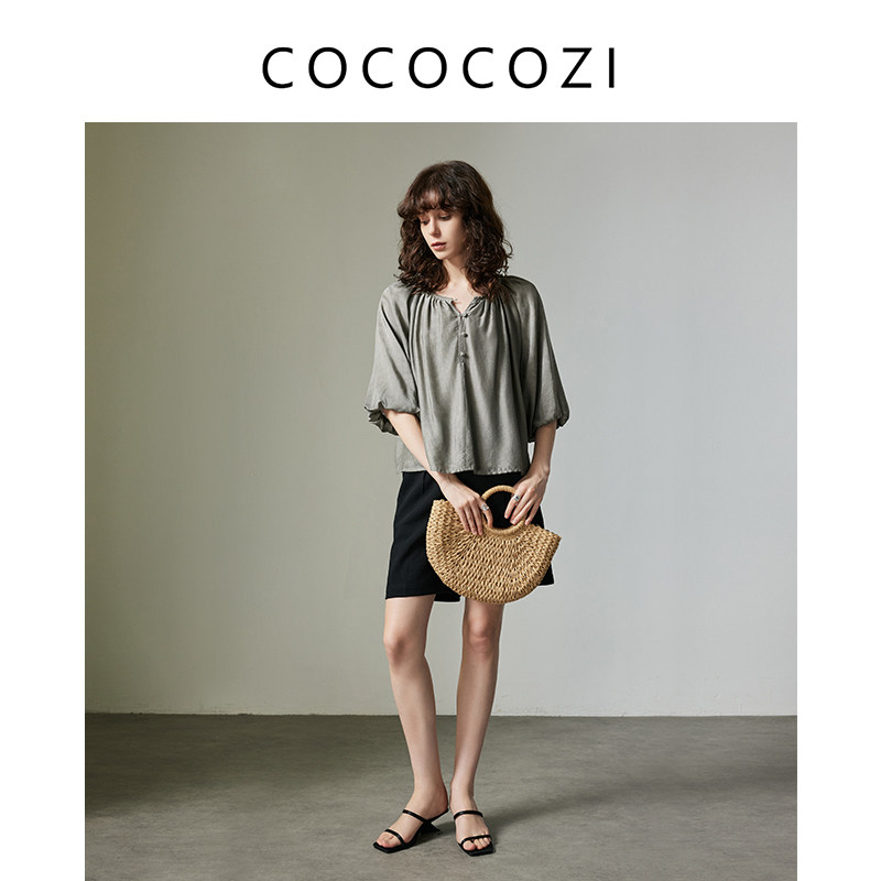 COCOCOZI衬衫上衣女图片