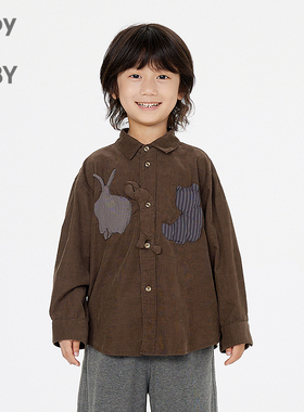 江南布衣童装宽松长袖衬衣 男女童jnbybyjnby1P1210910