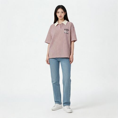 Teenieweenie小熊条纹T恤TTHS2624C1B