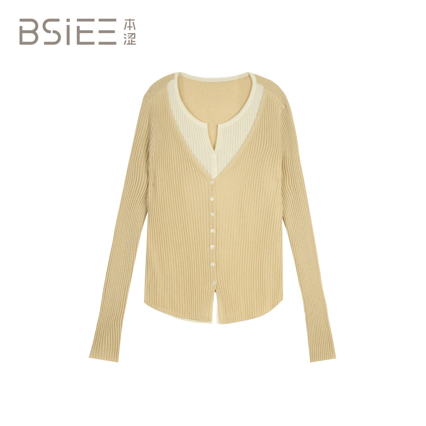 BSiEE本涩 长袖毛衣针织衫G0522A03图片