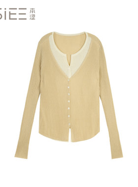 BSiEE本涩 长袖毛衣针织衫G0522A03