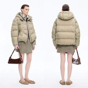 JNBY/江南布衣 羽绒服连帽宽松长袖5PAC10140
