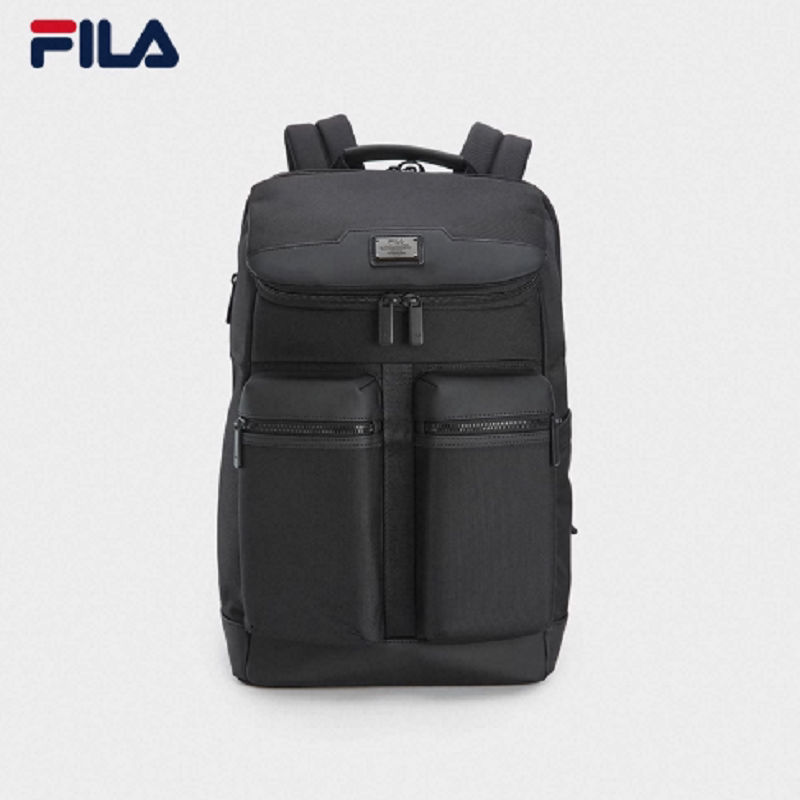 【王阳同款】FILA 斐乐官方男背包商务双肩包电脑包F13M543102F