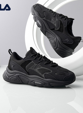 FILA斐乐火星2代老爹鞋跑步鞋男士女鞋运动鞋黑色男鞋F62W422190F