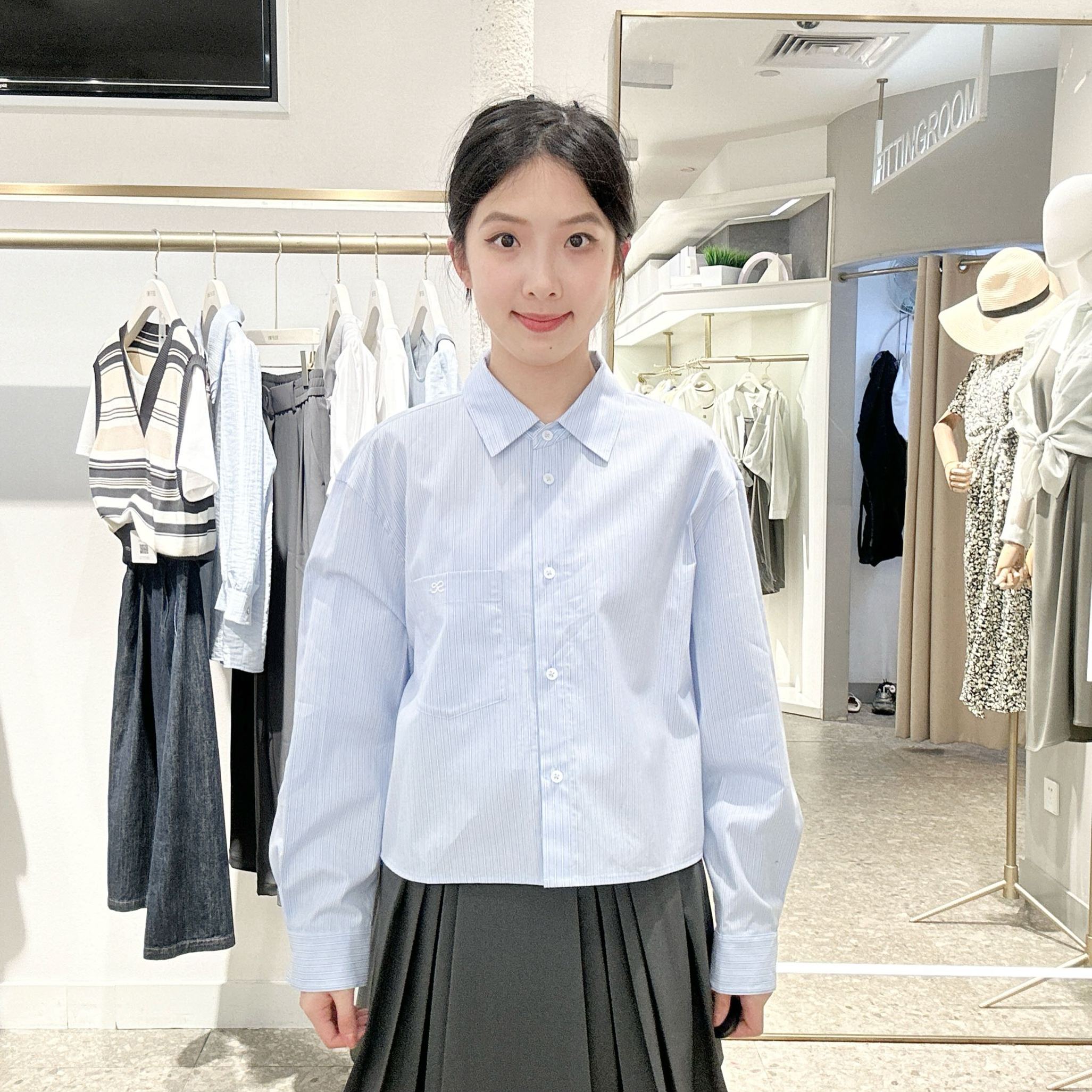 SEIFINI/诗凡黎女士时尚简约长袖衬衫衬衣3F7122341