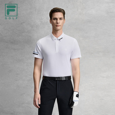FILA 斐乐官方男子针织短袖POLO衫2026夏新款上衣A11M625102F