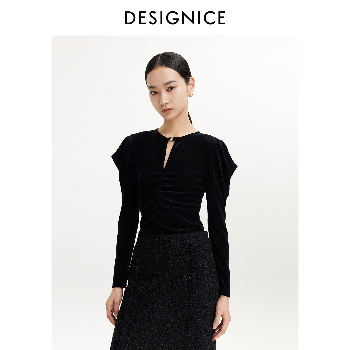 迪赛尼斯 时尚气质优雅 衬衫女