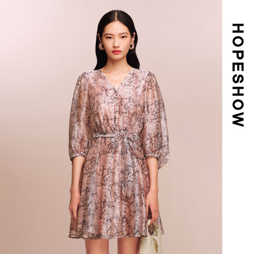HOPESHOW/红袖连衣裙89225251601