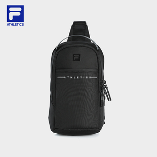 FILA 斐乐男子包胸包健身多隔层随身包单肩包包A13M541101F