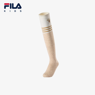 FILAFila儿童袜子高腰2025年夏季 女中大童及膝袜K18G522301