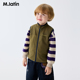马拉丁儿童外套25秋装 男小童户外正反两穿马甲 新款