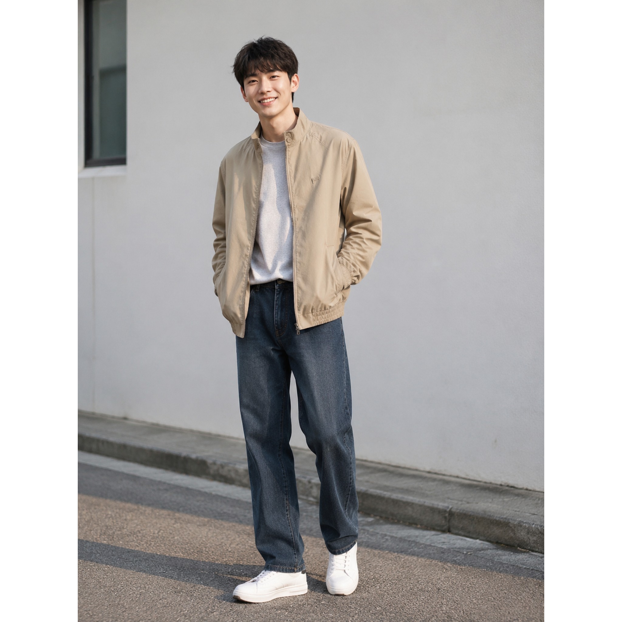 Levi’s李维斯春秋季男士休闲立领夹克外套008PJ-0000
