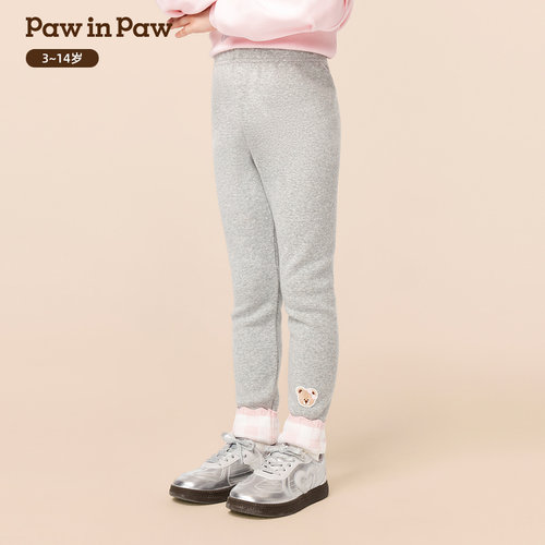 PawinPaw卡通小熊童装女童打底裤PCTMF4V23K
