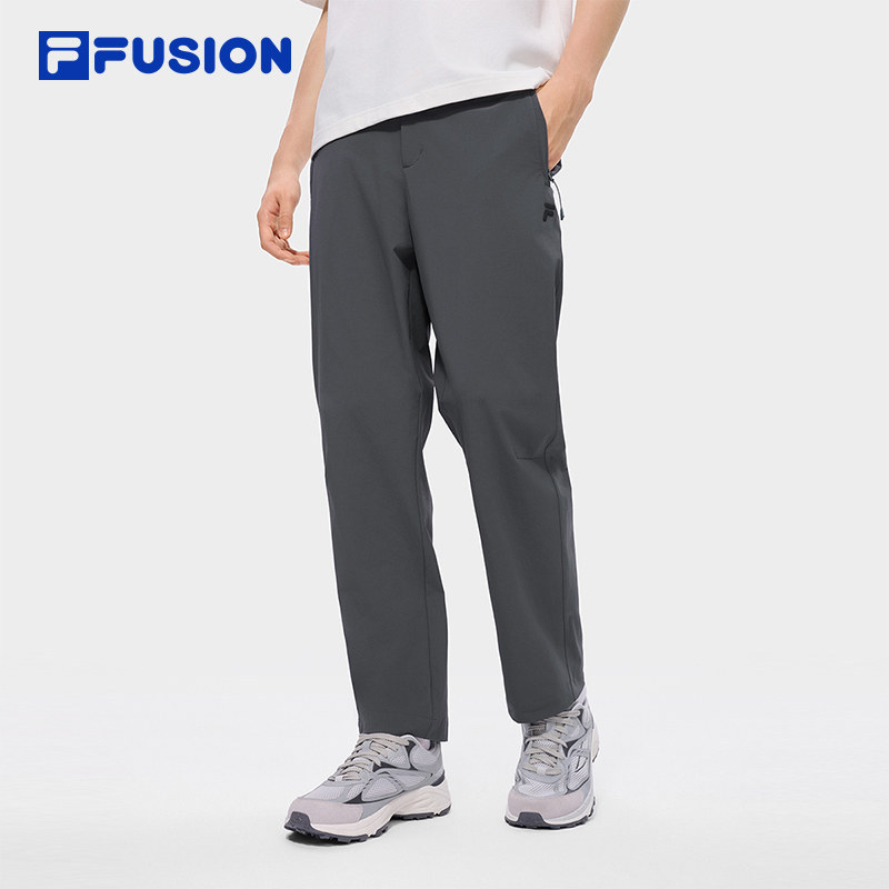 FILA FUSION 斐乐潮牌梭织九分裤男2026秋运动休闲裤T11M635805F