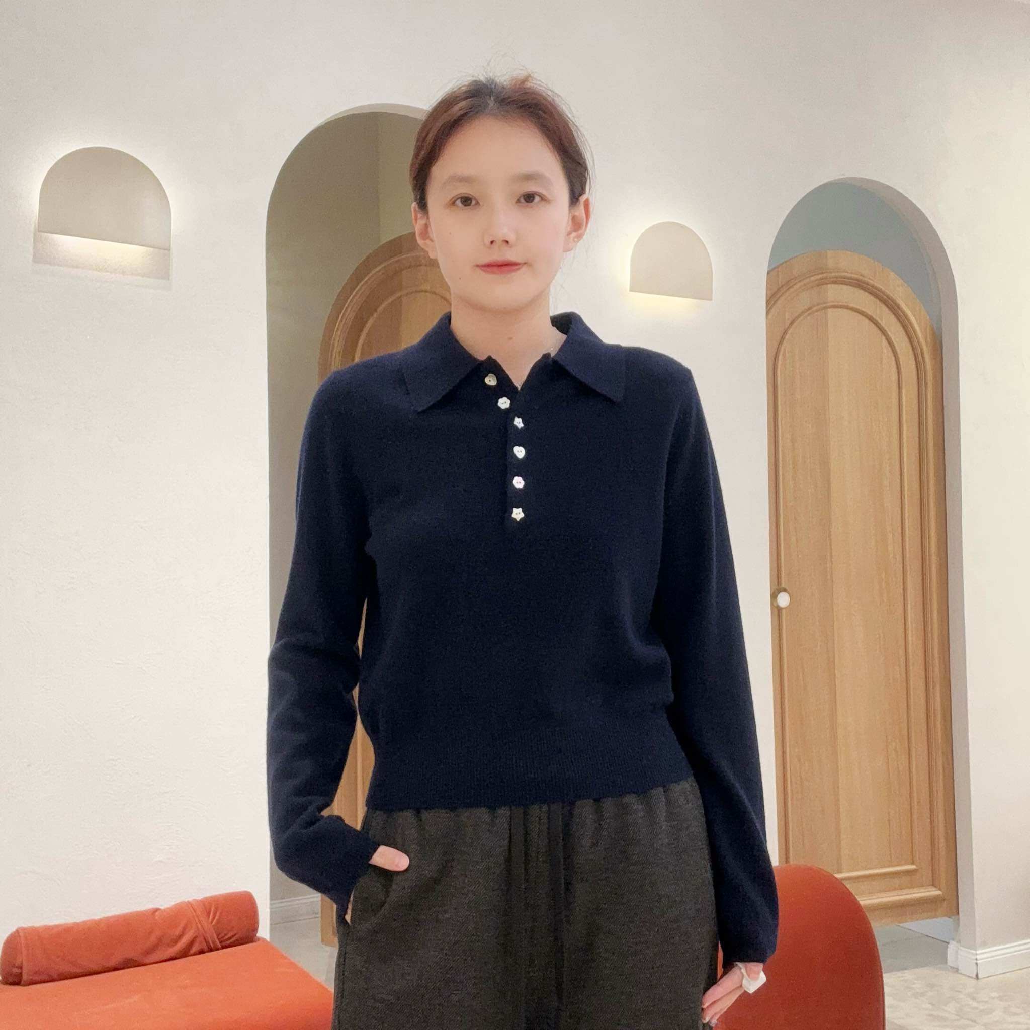 伊芙丽女士优雅时尚套头衫1FA633801S