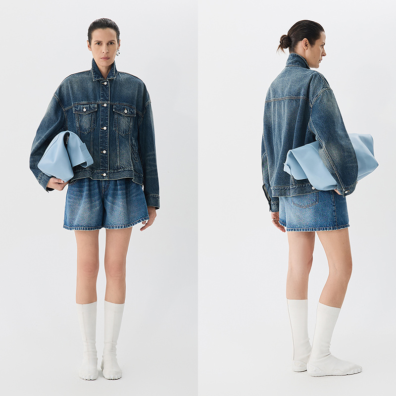 JNBY/江南布衣25春牛仔夹克宽松短外套5P1612880