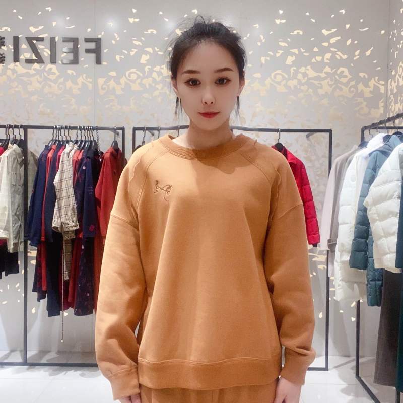 FEIZI/菲姿女士时尚简约卫衣F3A103