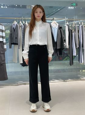 诗凡黎女士简约时尚休闲裤3FA652611