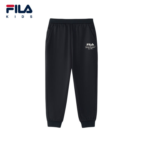 FILA X 彼得兔联名斐乐儿童童装长裤2025年冬季加绒裤K12B544601