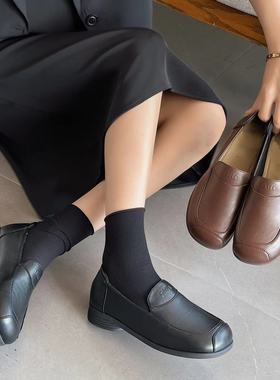 珂卡芙2024秋软底软面一脚蹬休闲鞋1431A3791