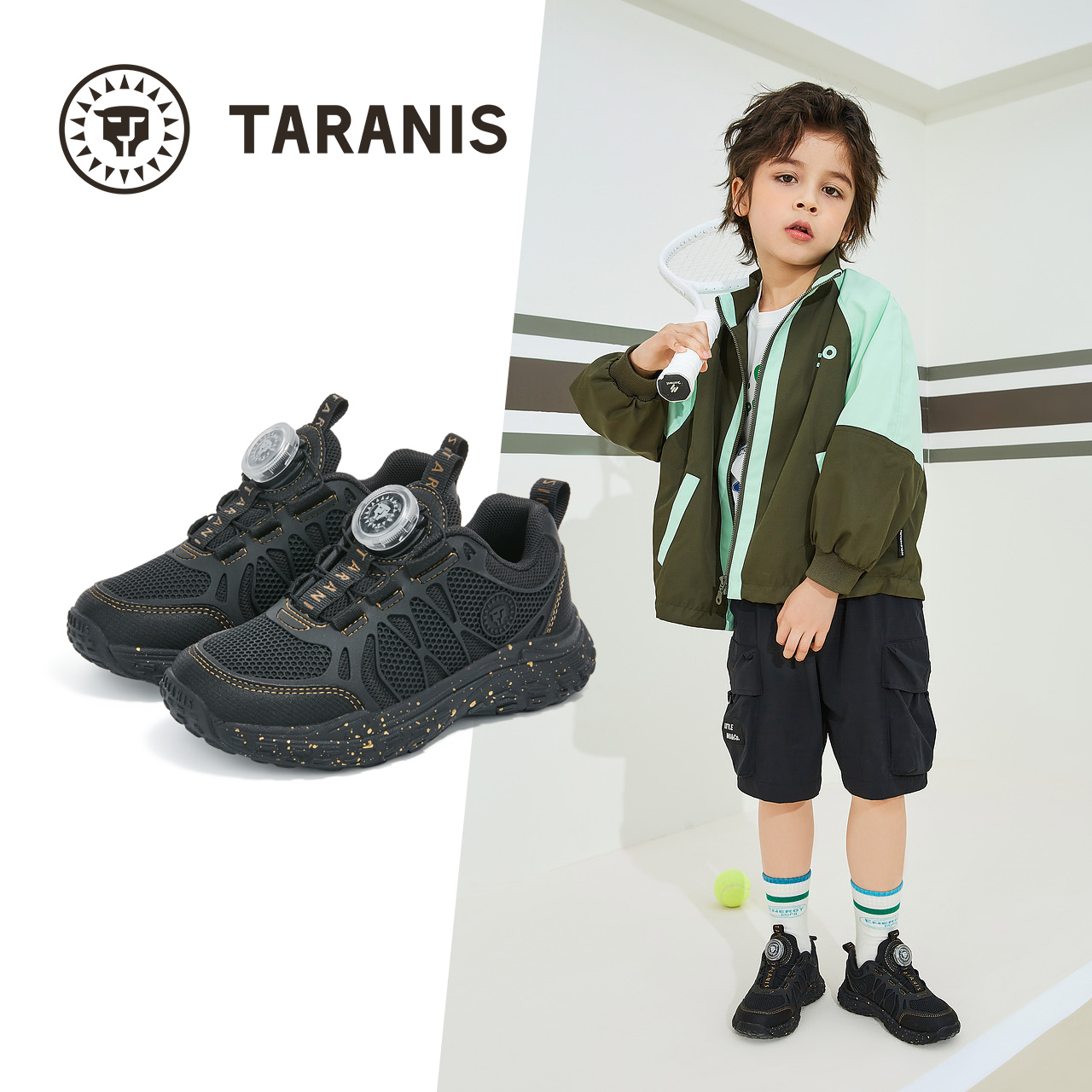 TARANIS/泰兰尼斯秋季男童运动鞋T01X4C4648