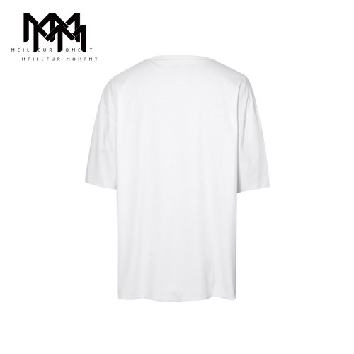 MM麦檬男装白色宽松休闲T恤男9E3200231