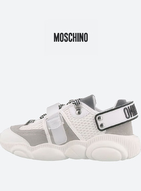 MOSCHINO/莫斯奇诺 女士运动鞋微标时尚绑带 MA15133G1GMS2