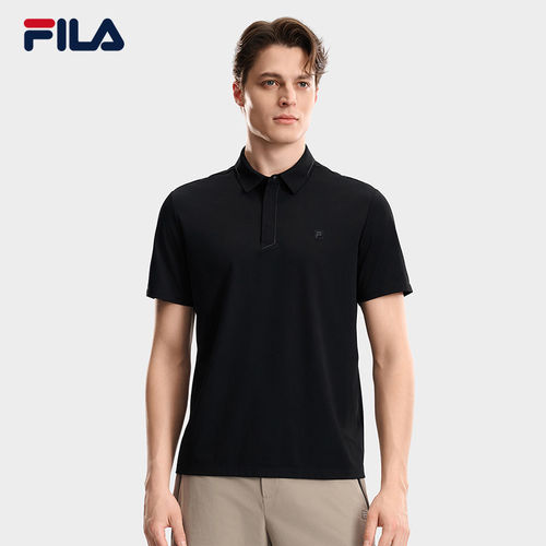 FILA 斐乐男子针织短袖POLO衫2026秋季休闲舒适上衣F11M631107F